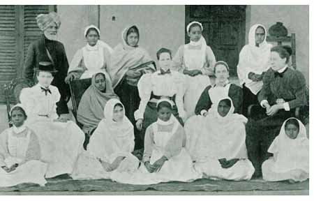 Medical Missionaries and Nurses. Peshawar, 1899 © Church Mission Society
